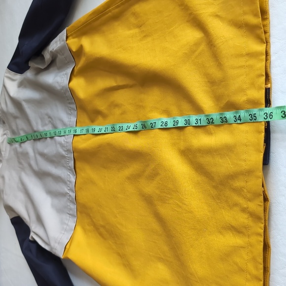 Boden Colorblock Lawrence Long Hooded  Waterproof Raincoat Women's Size 6 - Picture 8 of 12